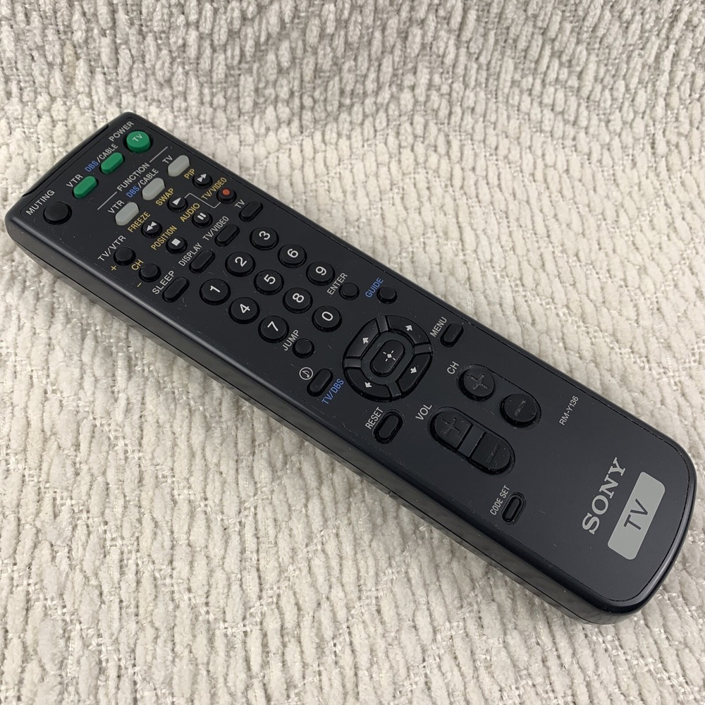 SONY RM-Y136 TV Remote Control unit Tested! Genuine OEM part Replacement Black - Picture 12 of 12